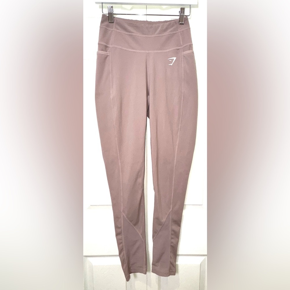 Gymshark Light Pink Dreamy Mesh Leggings - Compression Activewear Small